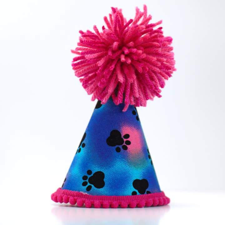 Pup Party Hats - Wholesale Party Hat/Crown - Watercolor Paws Party Hat