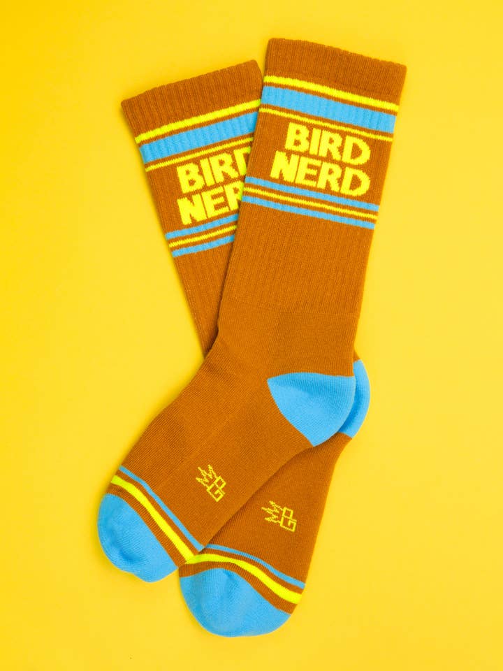 Gumball Poodle - Wholesale Socks - Unisex - Bird Nerd Gym Crew Socks1