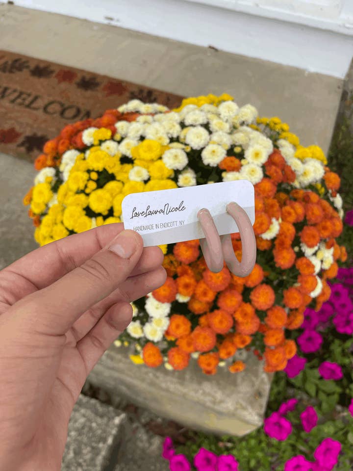 Brown Hoop for wholesale by Love Laura Nicole