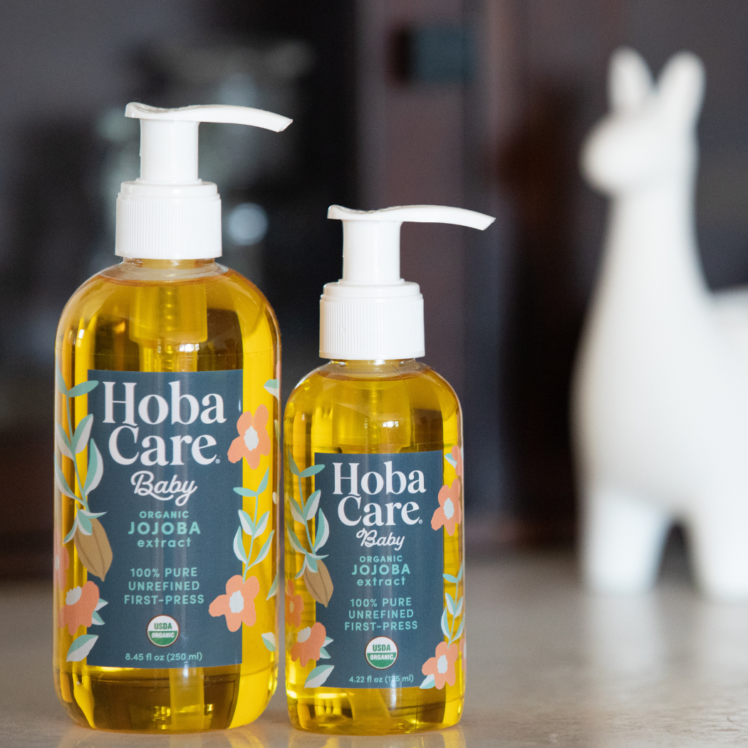 HobaCare Jojoba - Wholesale Massage Oil - Baby - HobaCare Baby 8oz Organic Jojoba Moisturizer & Massage Oil3