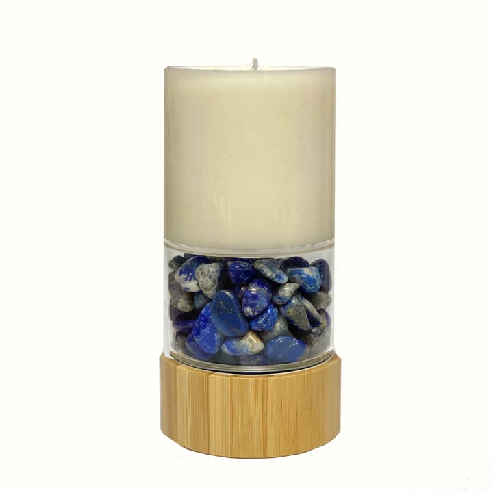 Metastreems - Wholesale Jar/Filled Candle - Crystal Power Candle