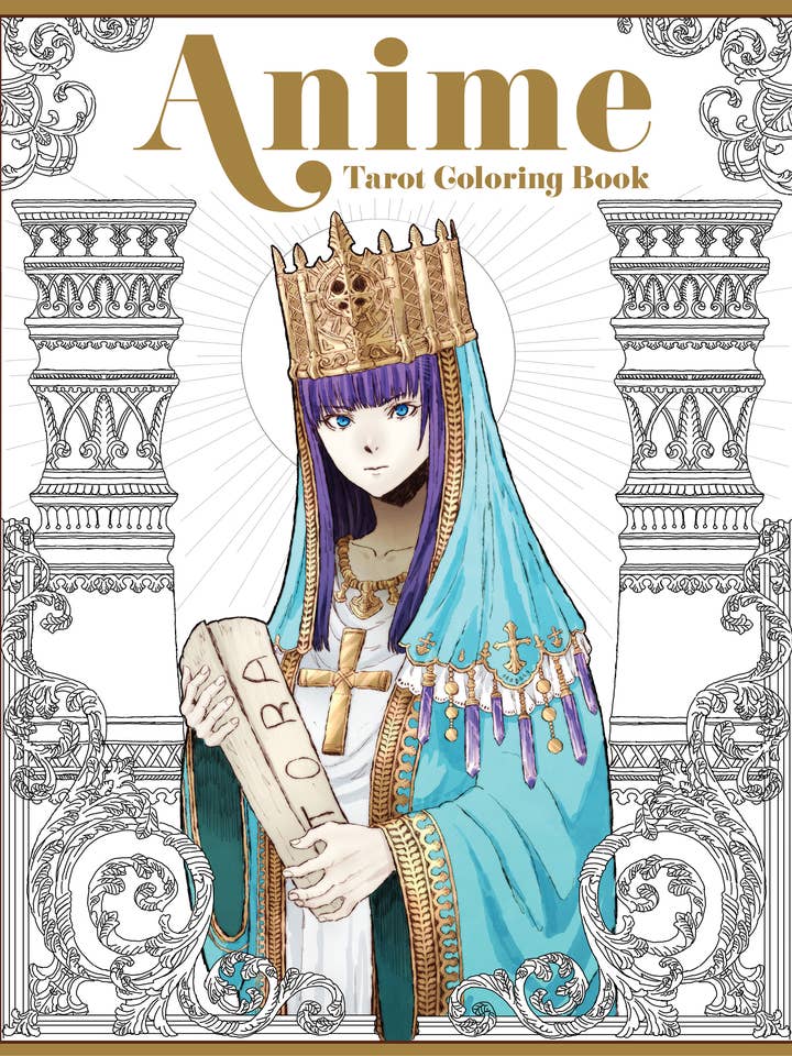 The Anime Tarot Coloring Book for wholesale by Insight Editions UK