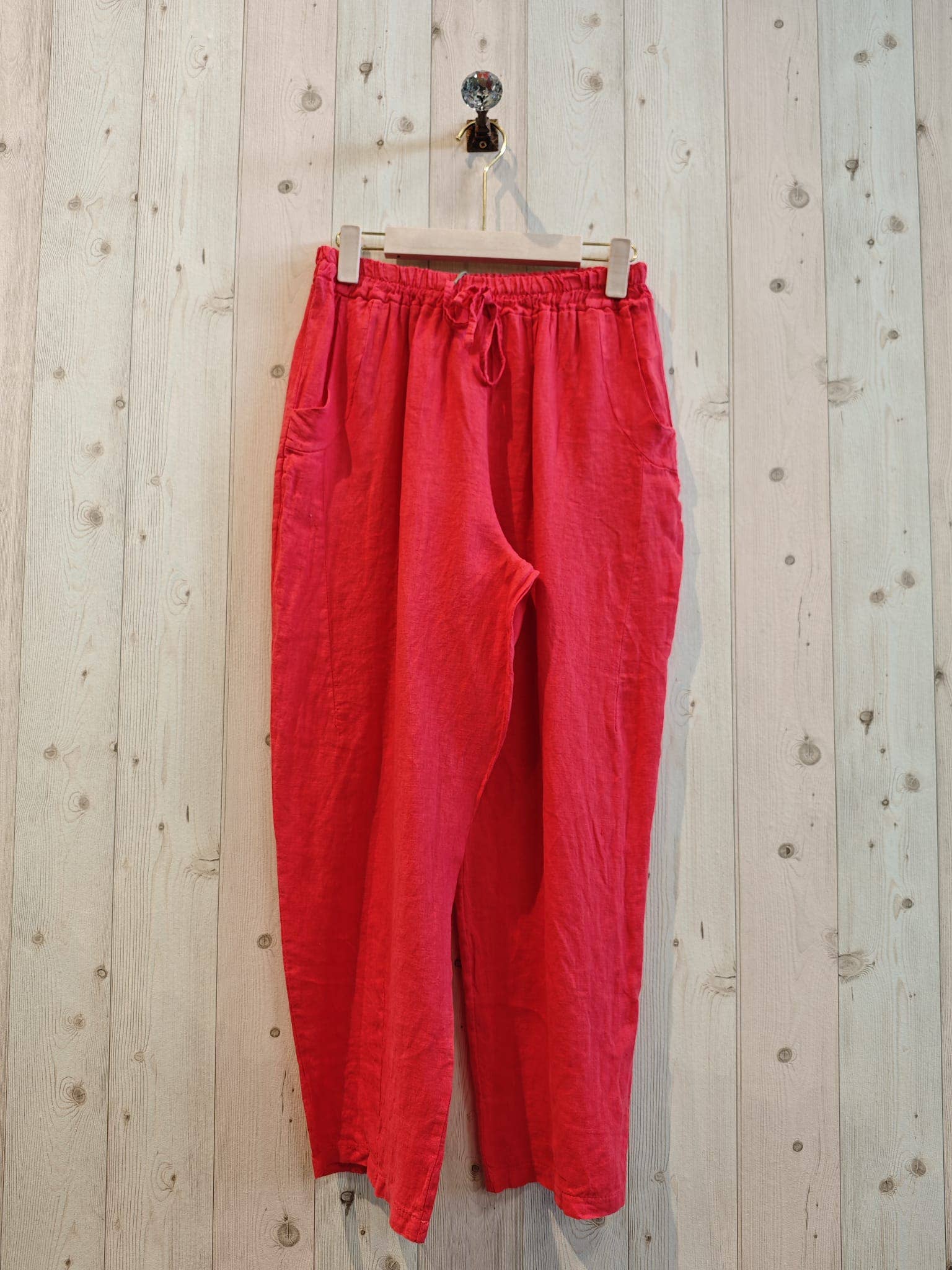Linen & More - Vendita all'ingrosso Pantalone - Donna - Pantaloni base in lino 100% REF 65229
