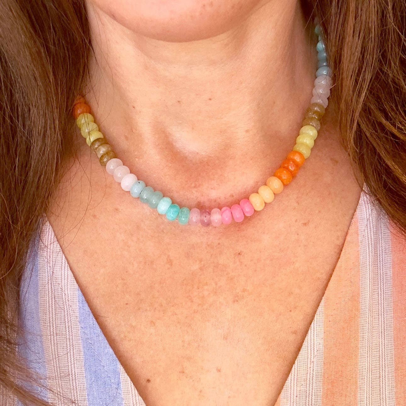 Traci's Beads - Wholesale Beaded/Pearl Necklace - Paradise Necklace, 16” - FINAL FEW1