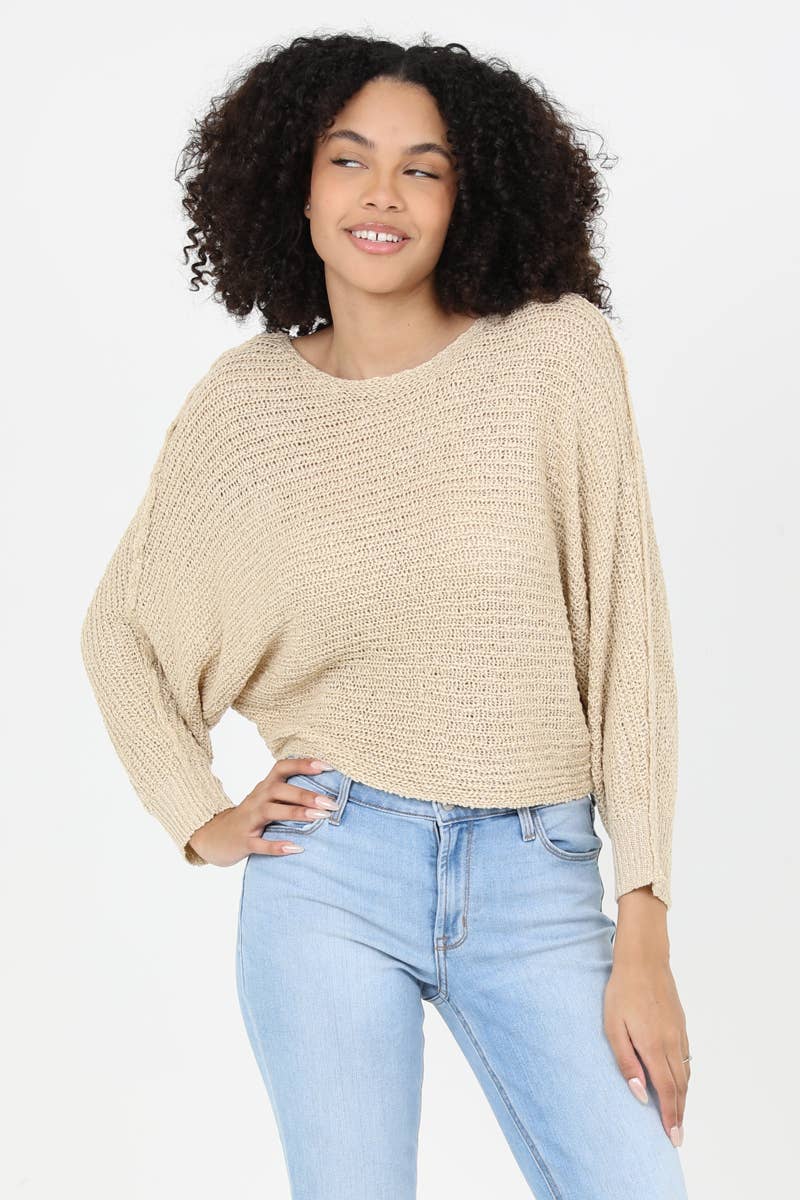 ANGIE - Wholesale Knit Sweater - Women's - XHQ18-ASIS OPEN KNIT LIGHT WEIGHT PULLOVER SWEATER15