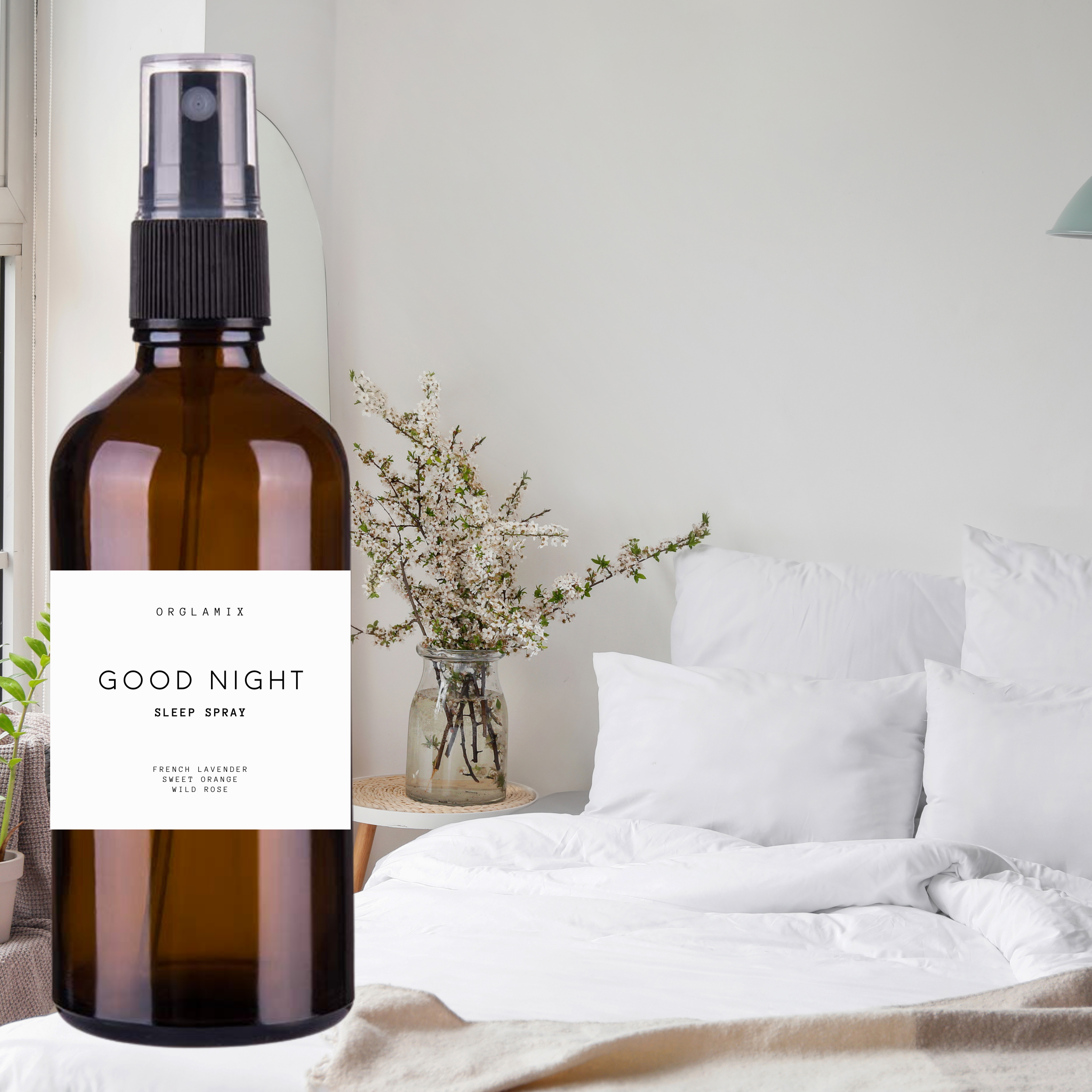 Orglamix - Wholesale Room & linen spray - Sleep Spray | Lavender Pillow Mist - Deep Sleep Natural2