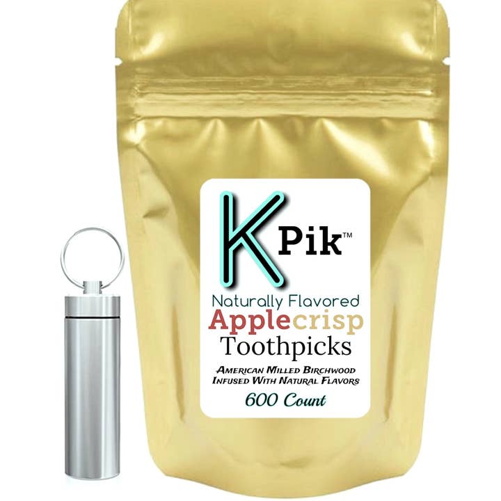 Palitos de dente e suporte Applecrisp 600ct por atacado de K-Pik