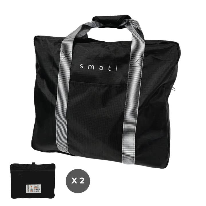 SMATI - Wholesale Weekender Bag - Unisex - Box of foldable travel bags – 6 assorted designs + POS display3