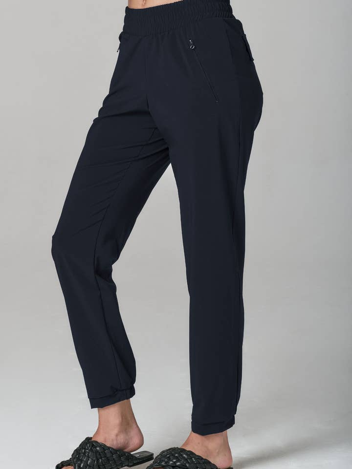 Plane Jane marineblauwe joggingbroek voor wholesale door 925fit