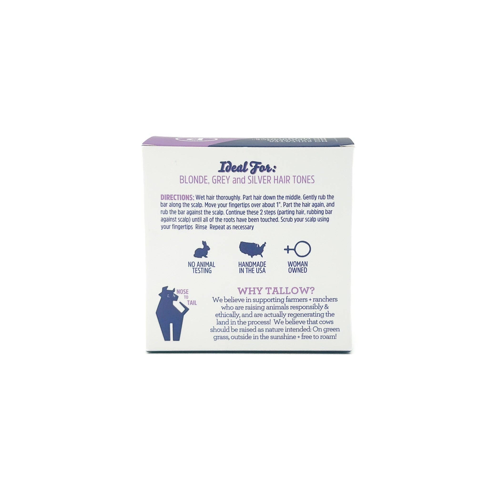 FATCO – wholesale Shampoo puck/solid shampoo – Purple Shampoo Bar2