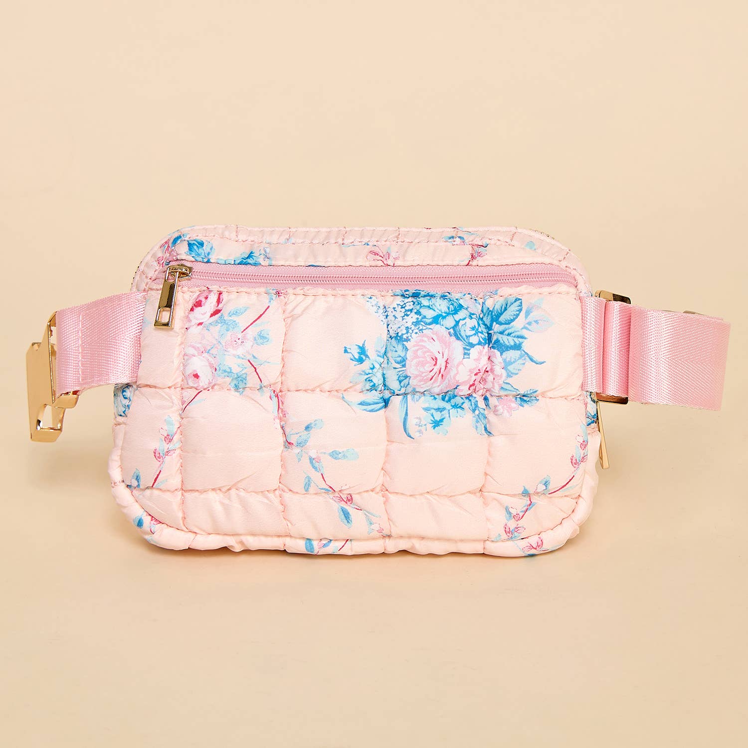 TCEC - Wholesale Belt Bag - Women's - CB0009-Floral Fanny Quilted Pack2