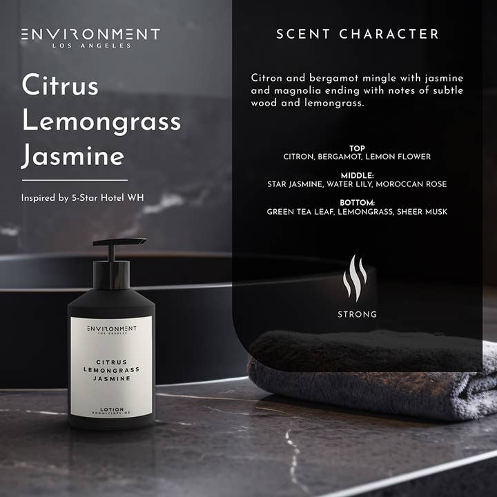 ENVIRONMENT – wholesale Hand & body lotion – Inspired by W Hotel® Lotion Citrus | Lemongrass | Jasmine