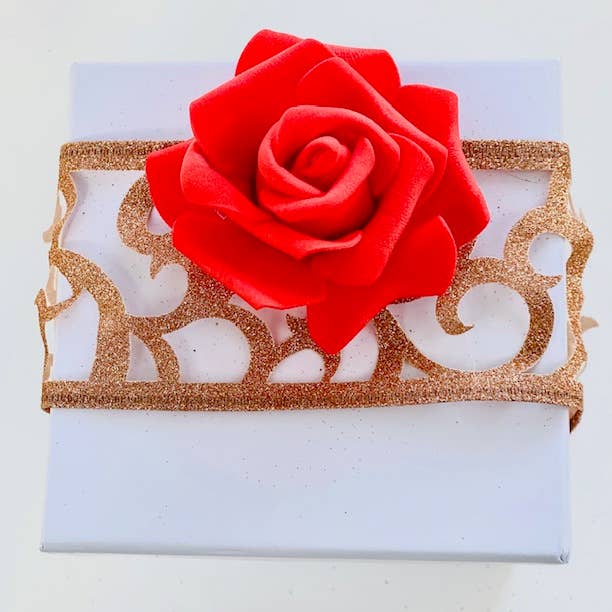 Luksus Rose guld rød rose gaveæsker for engroshandel hos VioletFifthAvenue