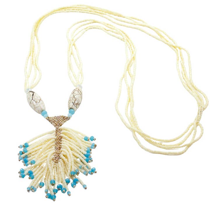 Rebeca Necklace (colors available) for wholesale by Women of Hope Guatemala