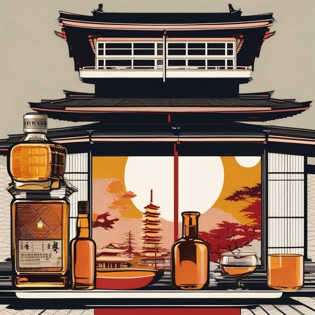 Sostraw & SmartThings - Wholesale Coasters - Set of 6 Japanese Coasters - Cork - Japan Serie 15