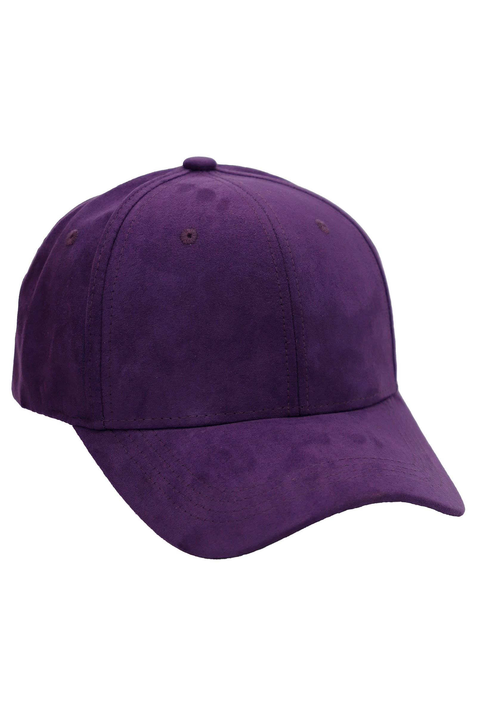 Cap Zone - Wholesale Baseball Cap - Unisex - Faux Suede Buckle Strap Back Baseball Cap23