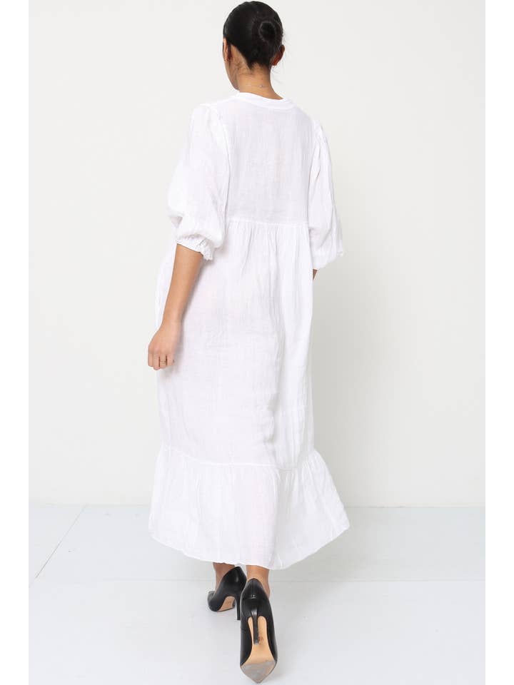 LÉA & LUC - Wholesale Dress – Women's - 100% linen dress REF. 110922