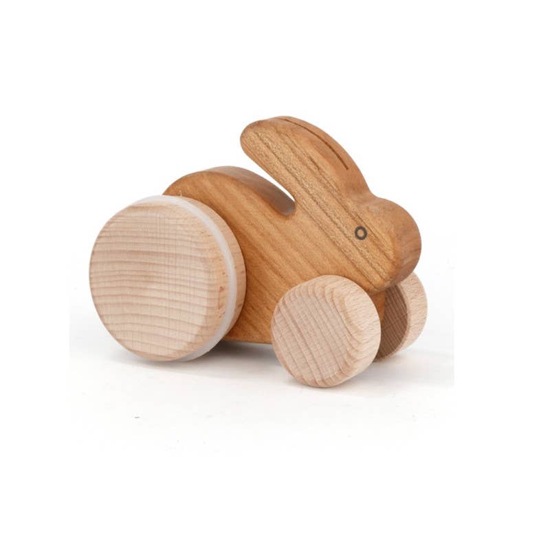 BAJO WOODEN TOYS - Wholesale Wood Toy - Kids - Wooden Small Rabbit (Jumping)2