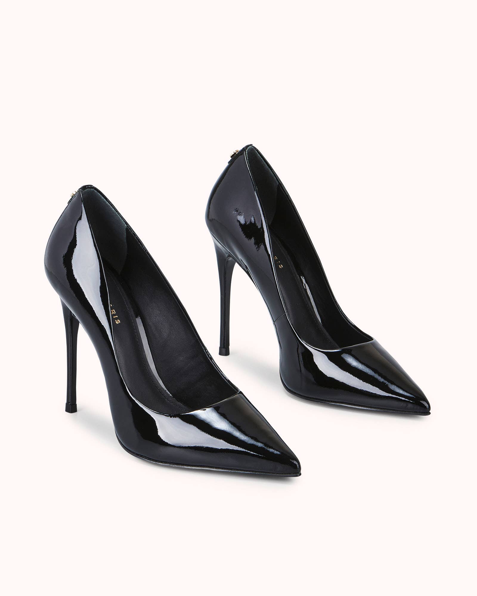 COSMOPARIS – Salto alto - Mulher por atacado – Scarpin Aelia em couro verniz preto1