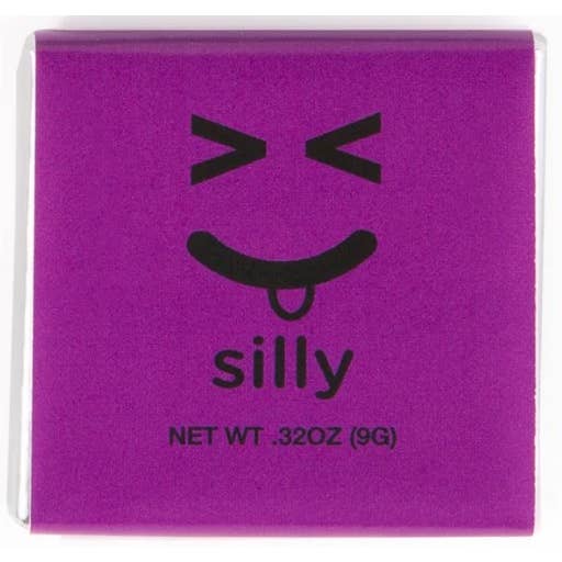 Moodibars SILLY Deluxe Square 1.75in Almond Milk Chocolate for wholesale by Astor Chocolate Corp.
