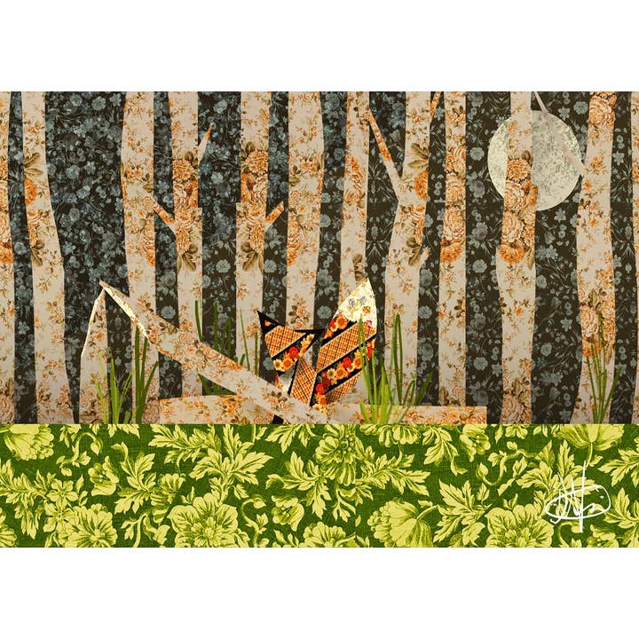 Fox Den Art Print for wholesale by Dafri Studios