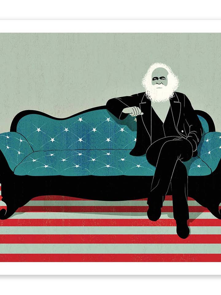 Kunstposter - Marx in de VS - Joey Guidone voor wholesale door Wall Editions