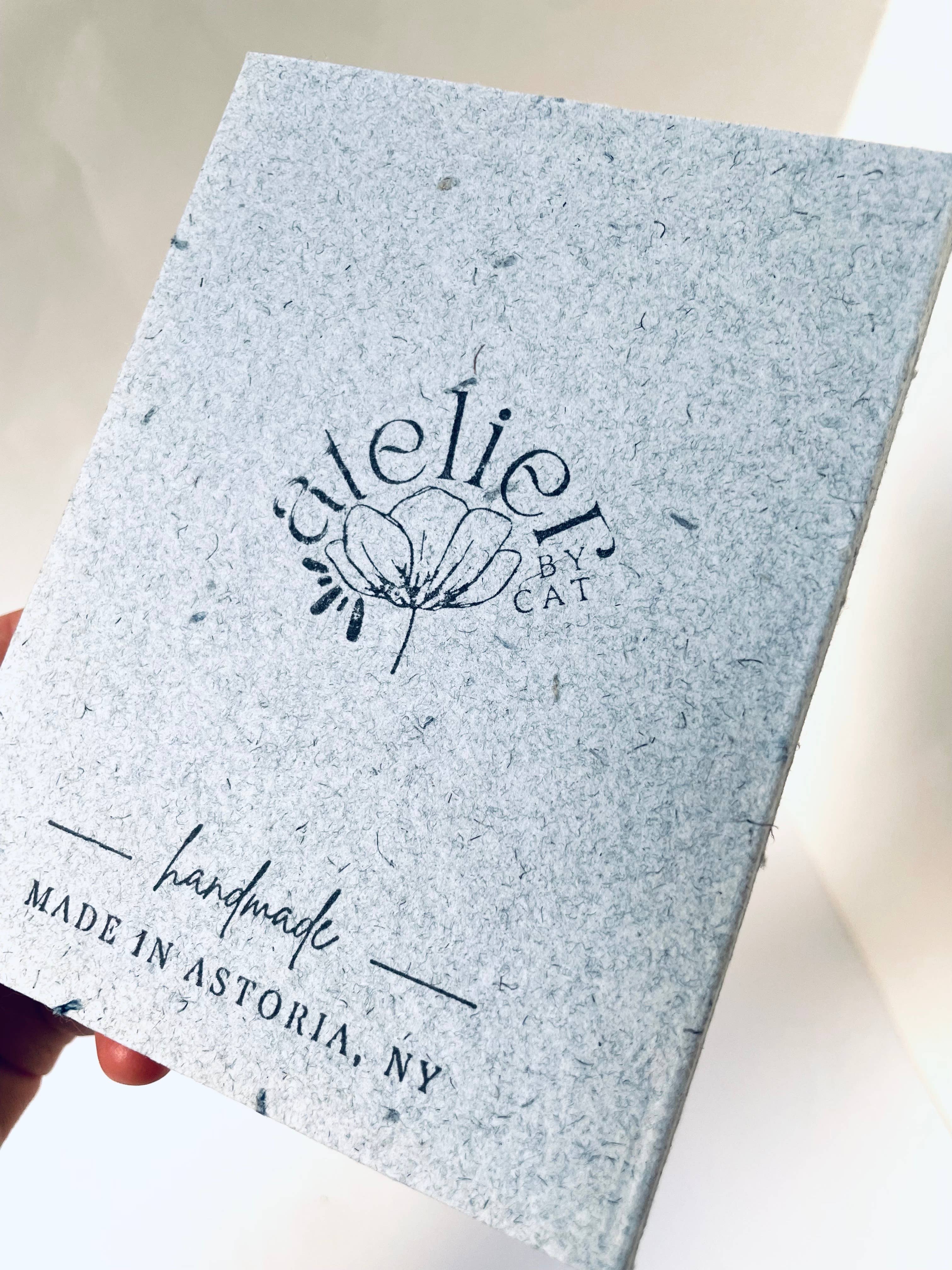 Atelier By Cat – wholesale Notebook – mini Recycled Denim Confetti Notebook Eco-Friendly 5