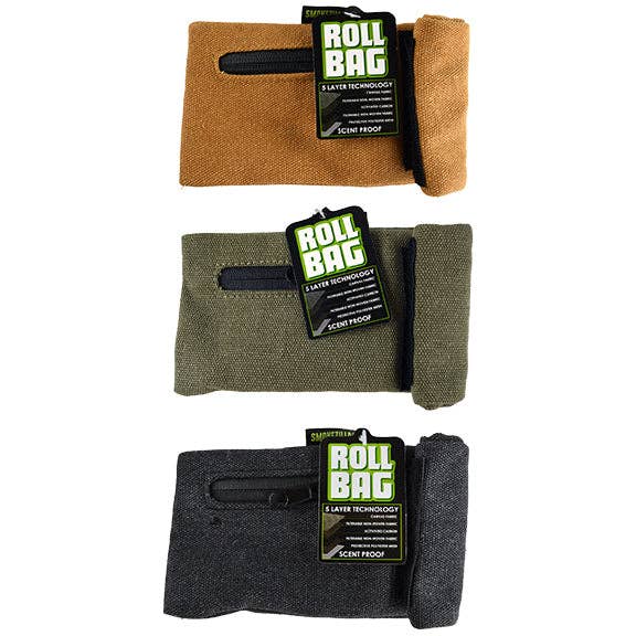 Novelty Brands - Wholesale Retailer Display - Home & Living - Smokezilla Canvas Smell Proof Roll Bag - 6/Display2