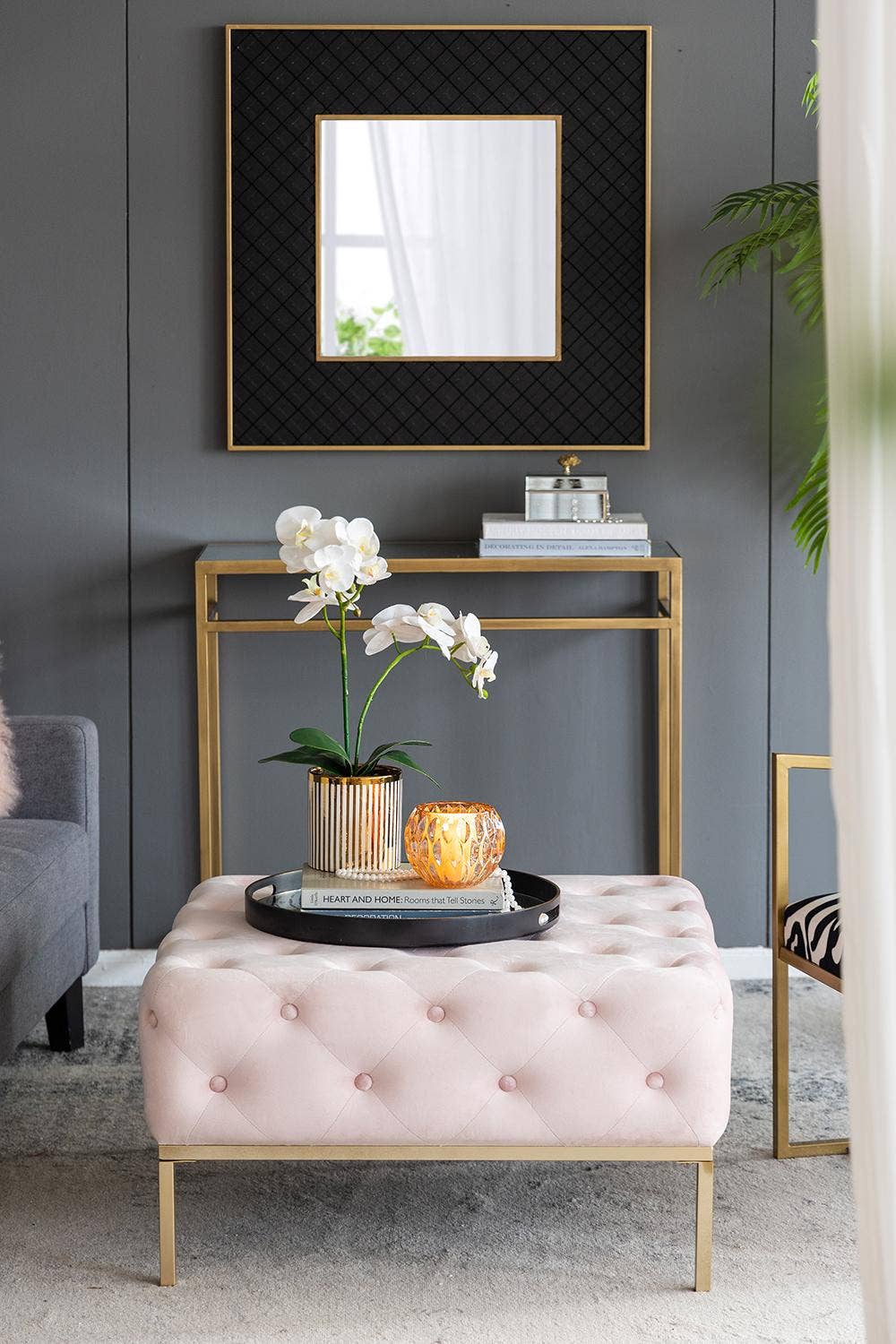 A&B Home Group Inc. - Wholesale Candle Holder - D6x4.3" Amber Candle Holder w/ Embossed Pattern - Amber7