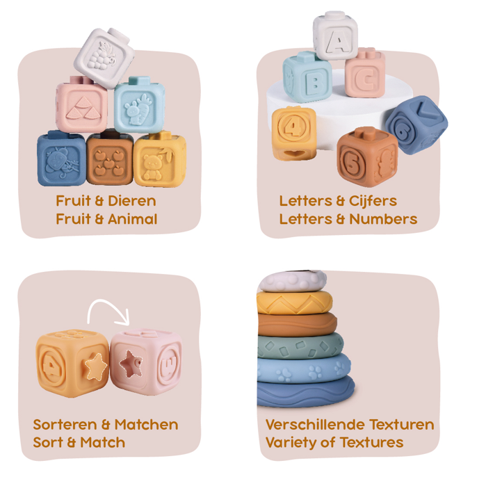 Joymaxx - Wholesale Stacking Rings Game - Baby - Baby Stacking Toy Set – Soft & BPA Free4