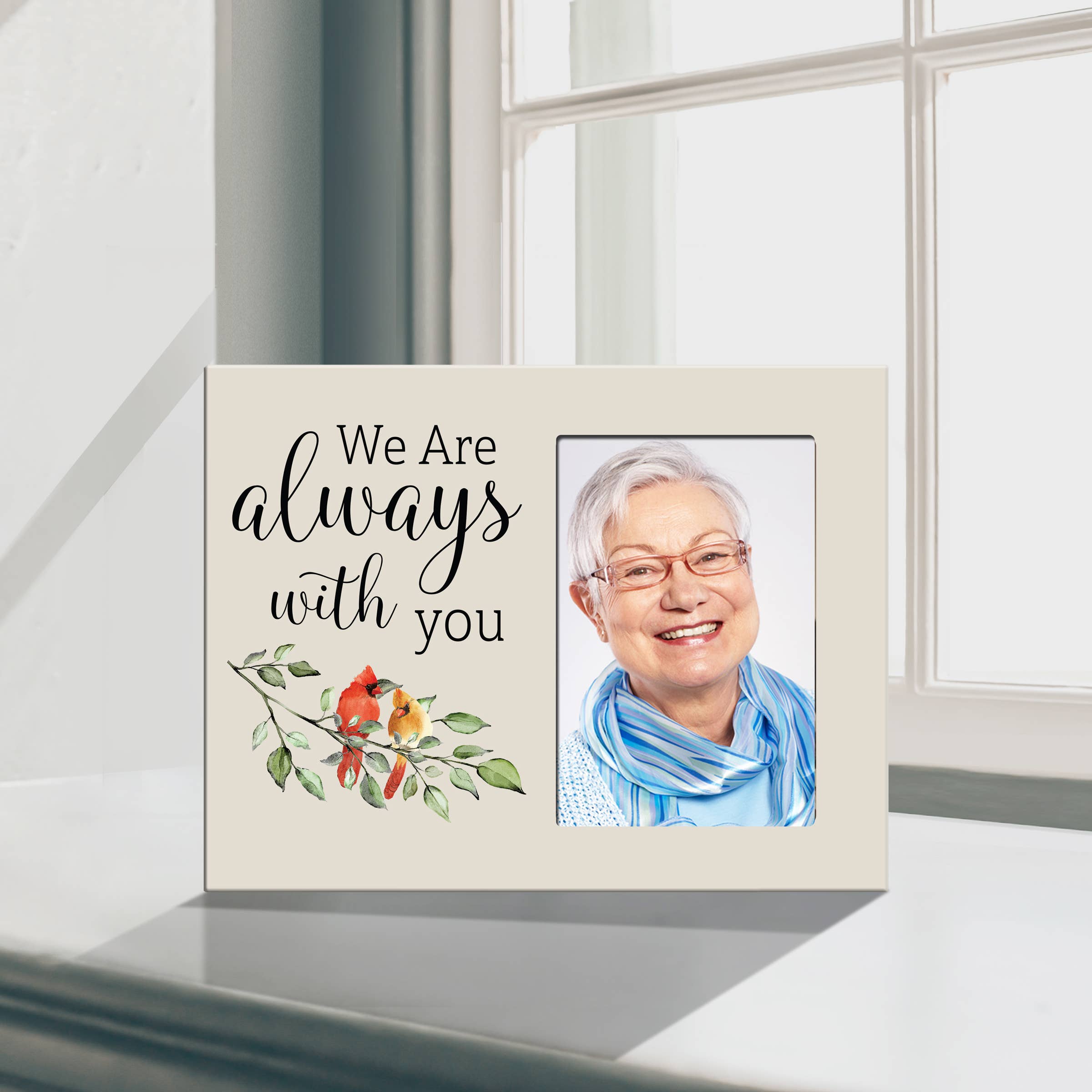 LifeSong Milestones - Wholesale Picture Frame - Cardinal We Are Always With You Sympathy Picture Frame 4