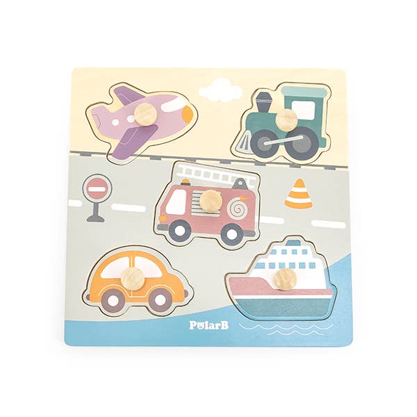 Flat Puzzle - Transportation for wholesale by Viga/PolarB