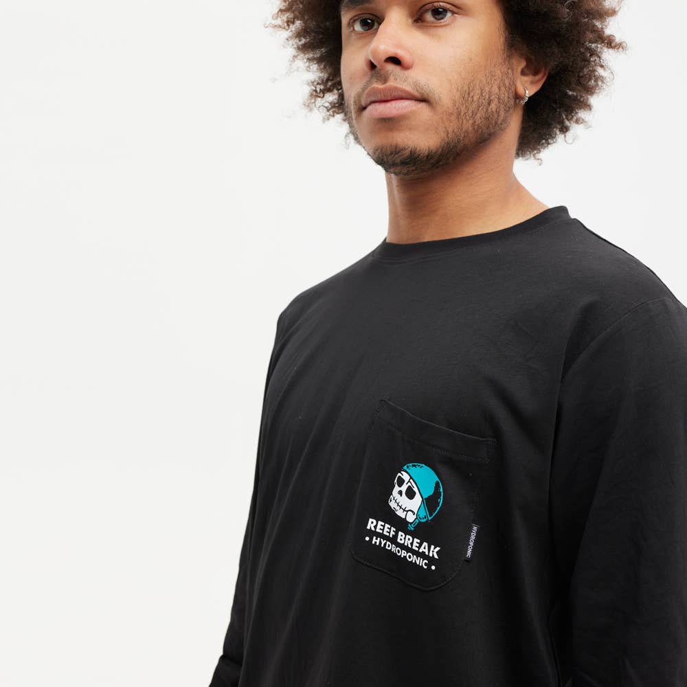 Hydroponic - Wholesale T-Shirt - Men's - Reef Ls 01- Black3