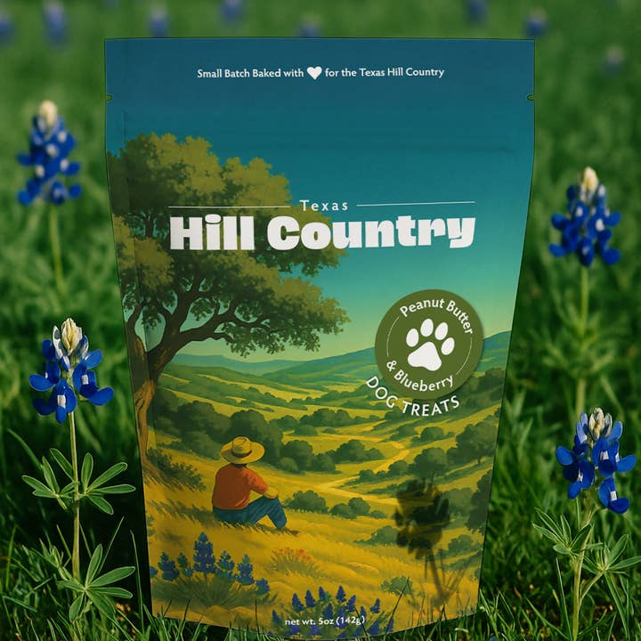 Neoteric Brands - Wholesale Pet Treats - Dog - Texas Hill Country Souvenir Dog Treats - 5oz Small-Batch1