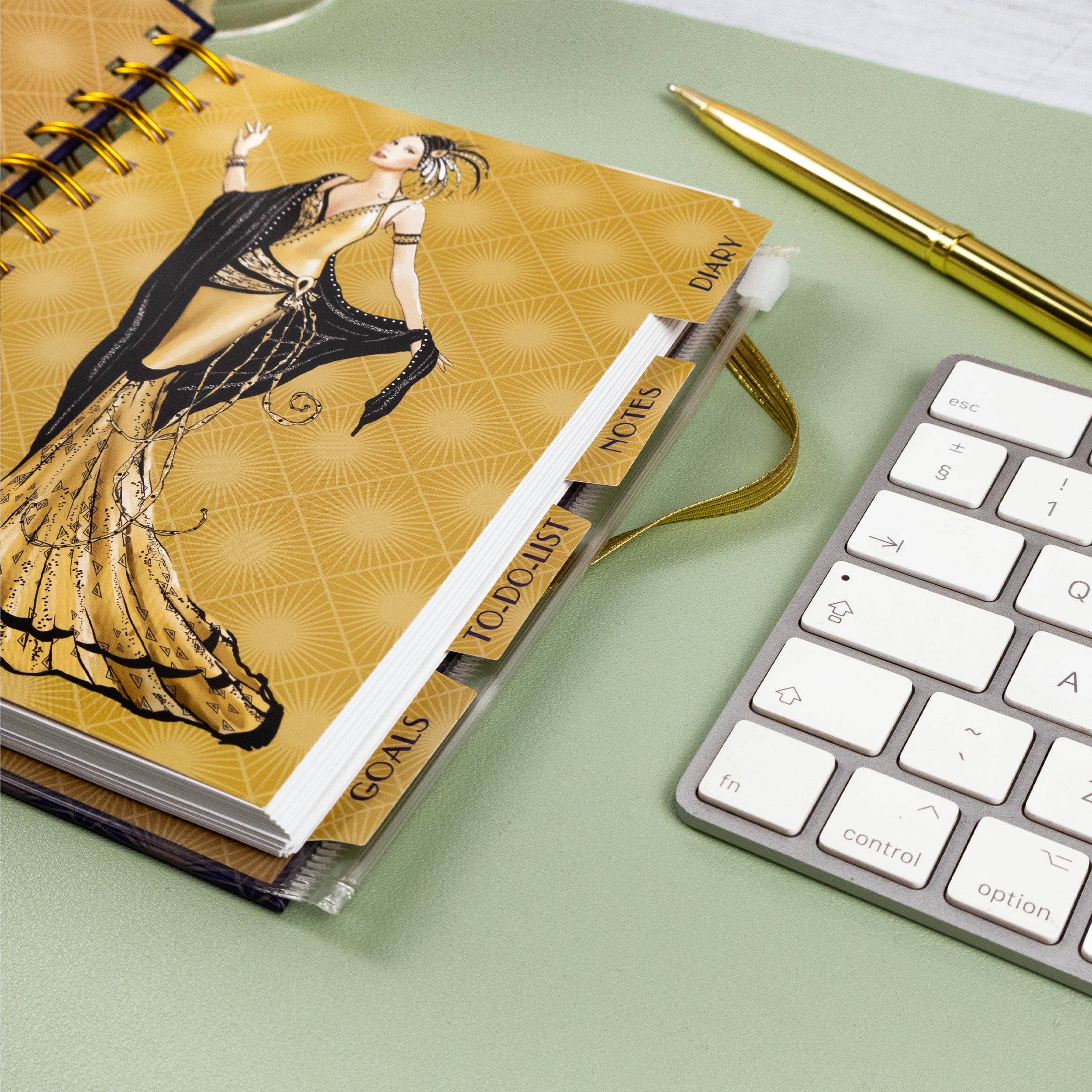 Robert Frederick Ltd - Wholesale Planner - Claire Coxon Art Deco 2026 Organiser Diary9