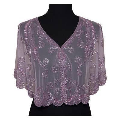 Western Fashion - Wholesale Cape - Women's - 8906 - Beaded Flapper Cape30
