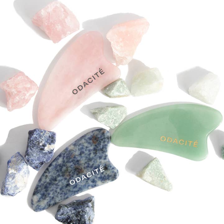Crystal Contour Gua Sha Beauty Tool for wholesale by Odacité