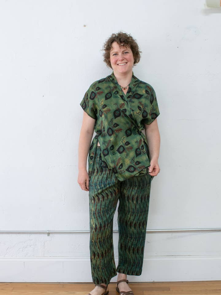 Simply Pant in Block Print for wholesale by Megan-Ilene