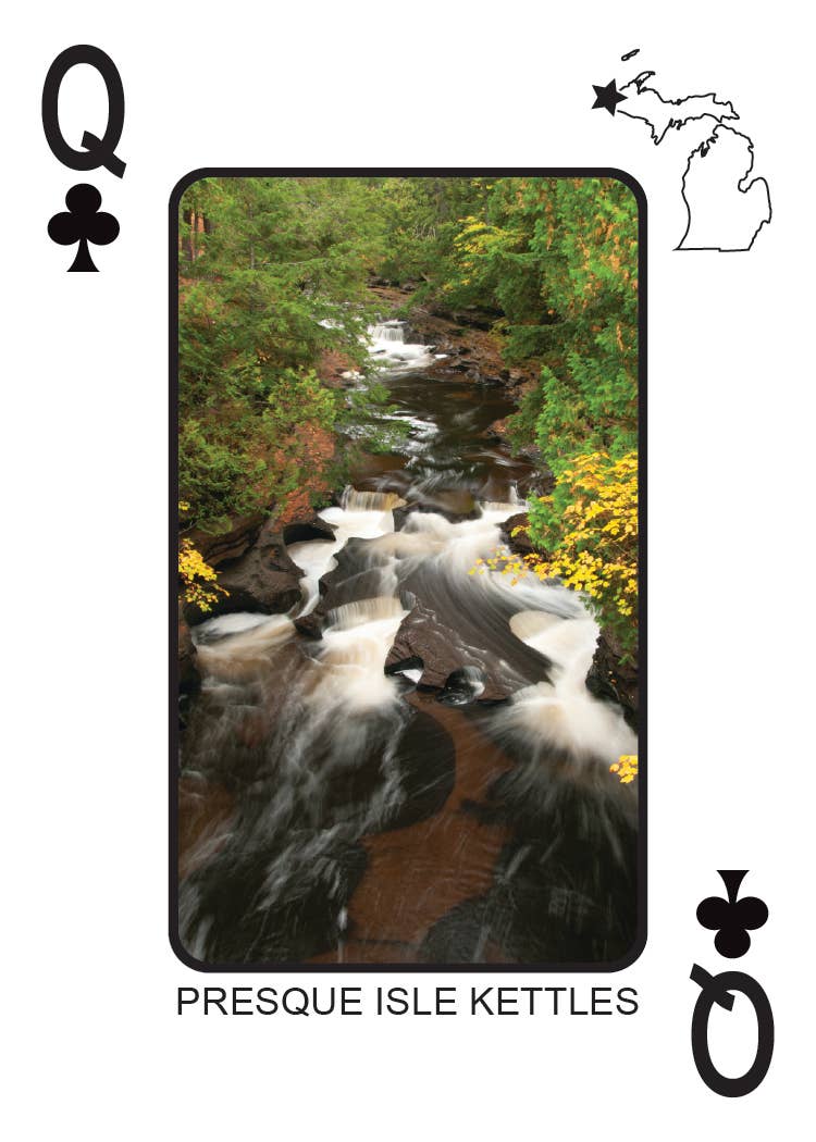 Phil Stagg Photography - Wholesale Playing Cards - WATERFALLS OF MICHIGAN - Playing Cards - Euchre Friendly26