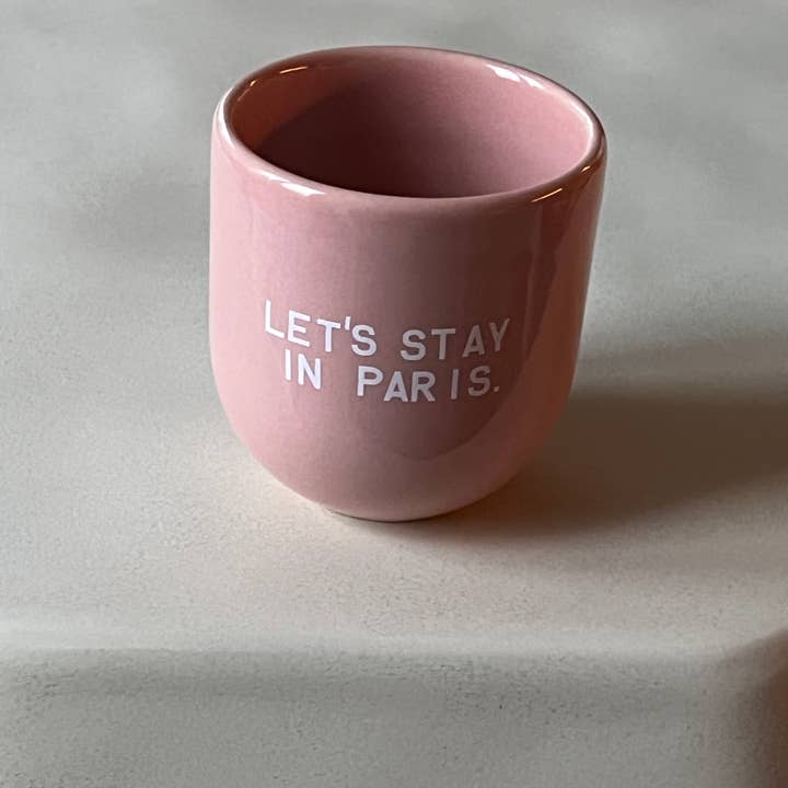 Sisi, house of style - Wholesale Coffee Mug - Sisi mug, Let's stay in PARIS