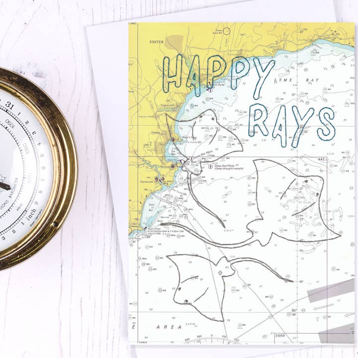 Happy Rays Greetings Card for wholesale by NaviStitch