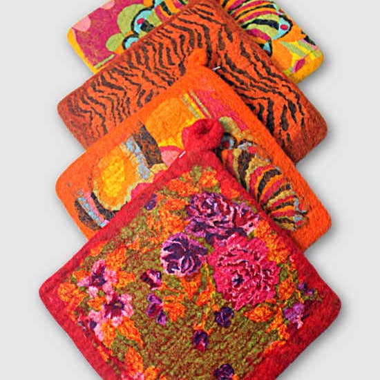 Ganesh Himal Trading - Wholesale Oven Mitt/Pot Holder - Felt Potholder, Cotton Infused2