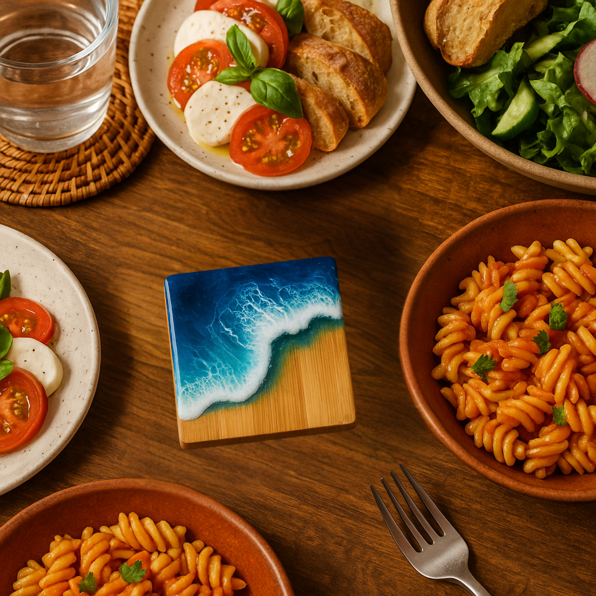 INVISION - Wholesale Coasters - 72pc Bulk 4" Bamboo Coasters – Blank for Custom Engraving13