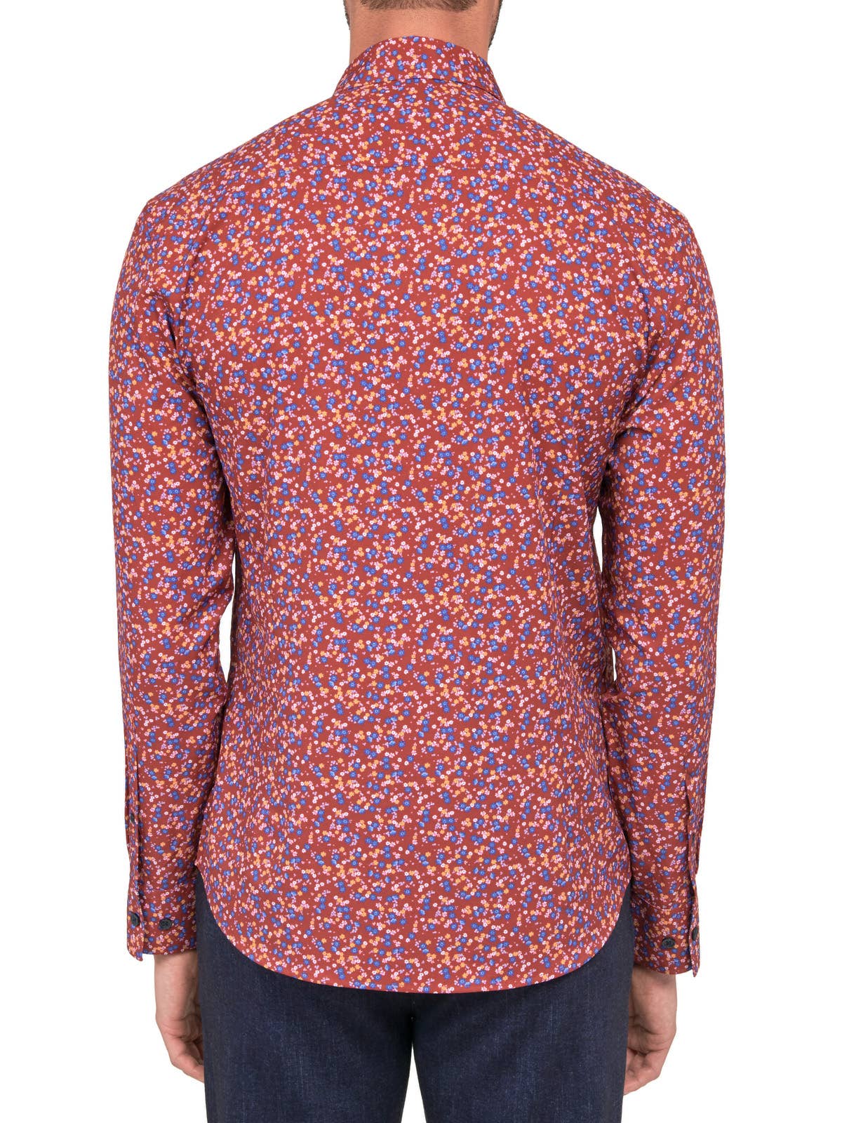 CON.STRUCT - Wholesale Overhemd met knopen - Heren - 4-WAY STRETCHSHIRT MET LANGE MOUWEN EN BLOEMENPRINT8
