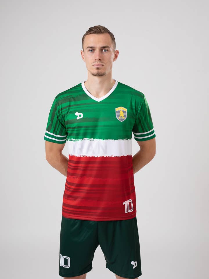 Réplique du maillot et de la camisole Ronaldinho Iran pour la vente par DRYWORLD