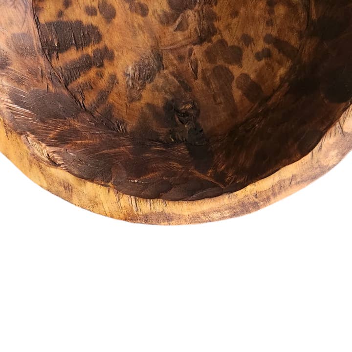Luises Perez Imports LLC - Wholesale Decorative Plate/Dish/Bowl - Not for candle round wood bowl2