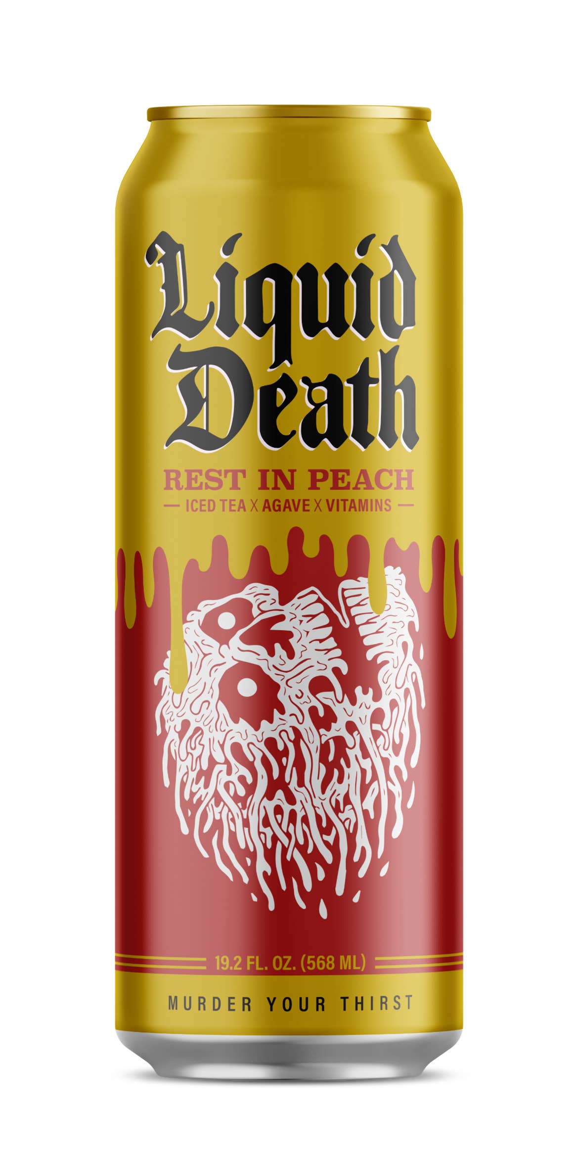 Grandpa Joe's Candy Shop - Vente Thé glacé - Thé glacé Liquid Death Rest à la pêche, canette de 19,2 oz