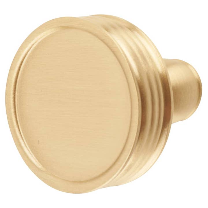 Heritage Brass by M Marcus Venetian Round Cabinet Knob - 30mm Diameter - Satin Brass for wholesale by Diybasket