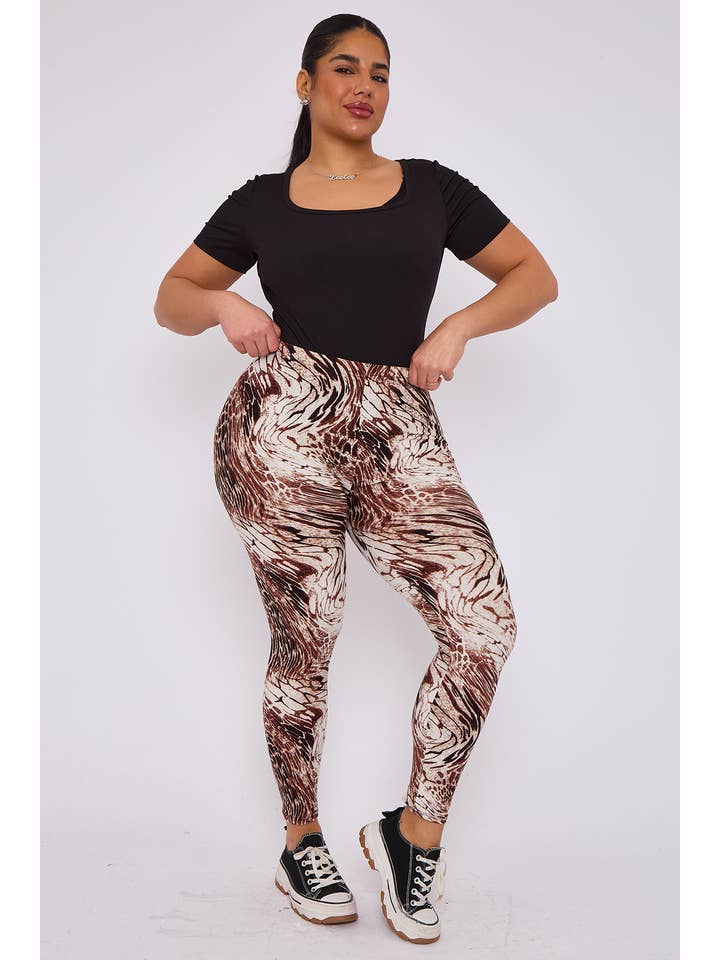 Superbia – wholesale Fashion leggings – Women's – Superbia Super Soft Leggings High Waist (Large Size 14-22)56