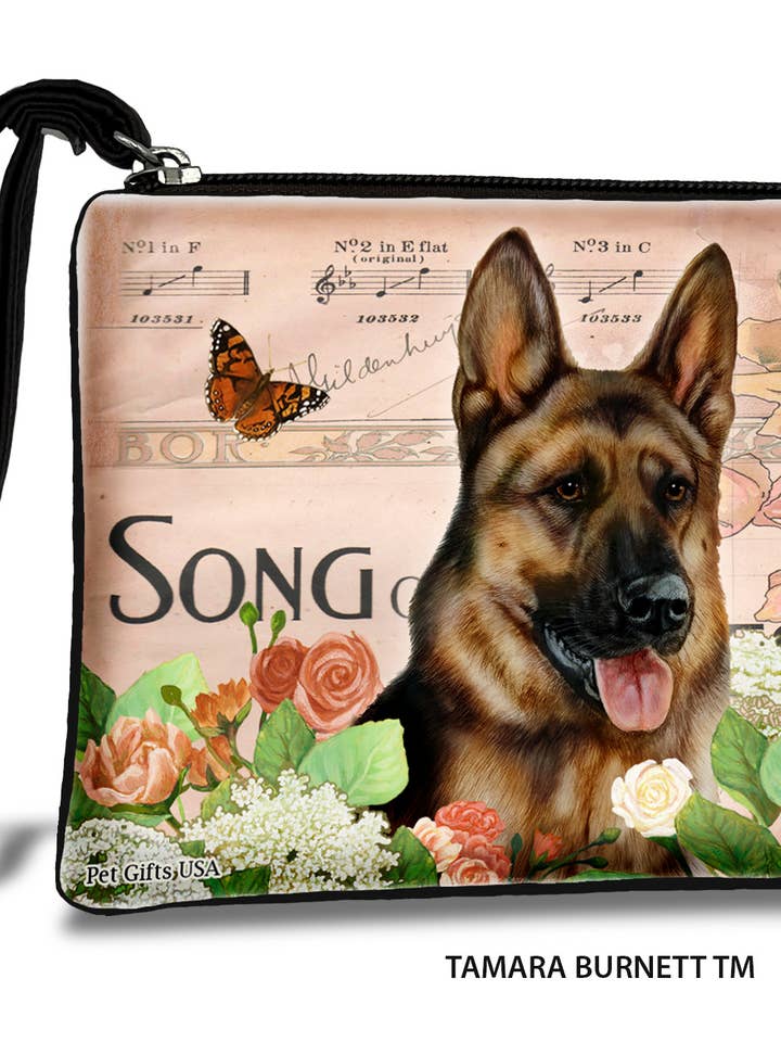Duitse Herder (Reekleurig Sabel) - Zippies Huisdierbuidel Muntportemonnee voor wholesale door Pet Gifts USA, LLC